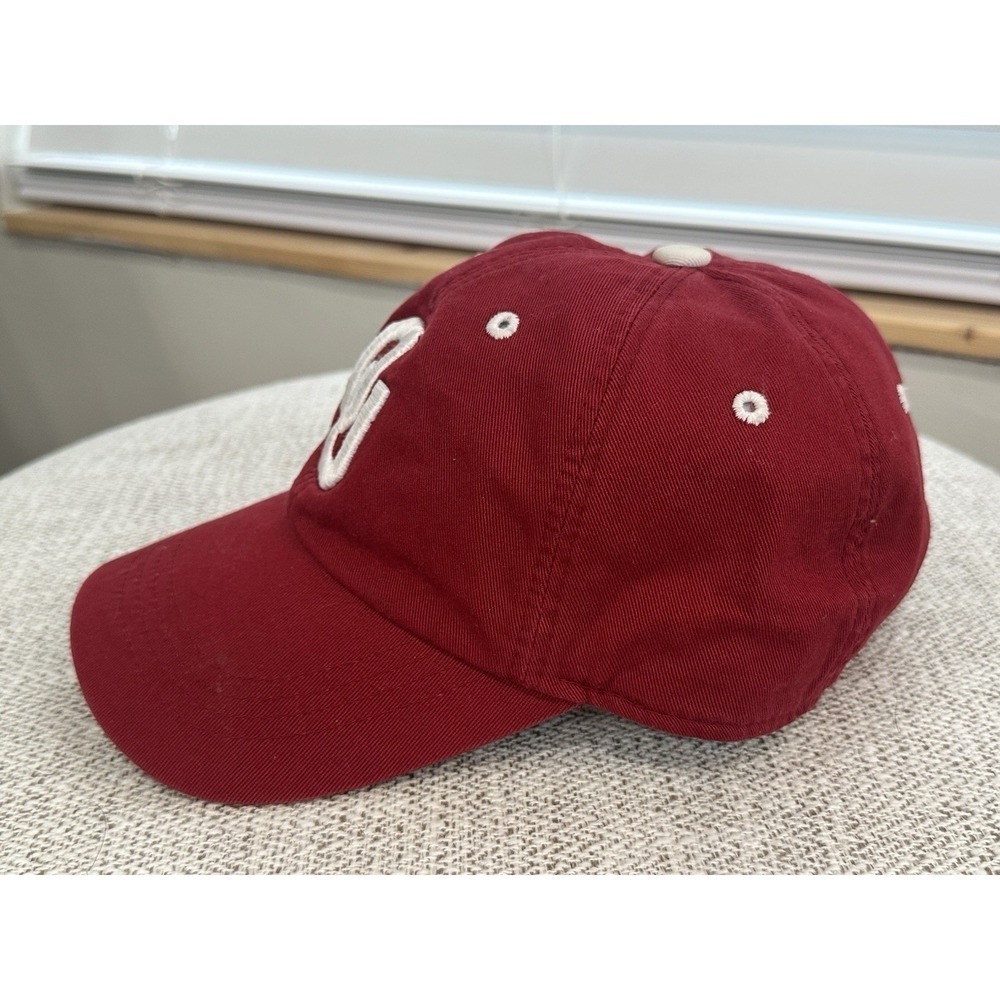Oklahoma University Sooners Red White Womens Adjustable Baseball Hat Cap - Picture 2 of 6